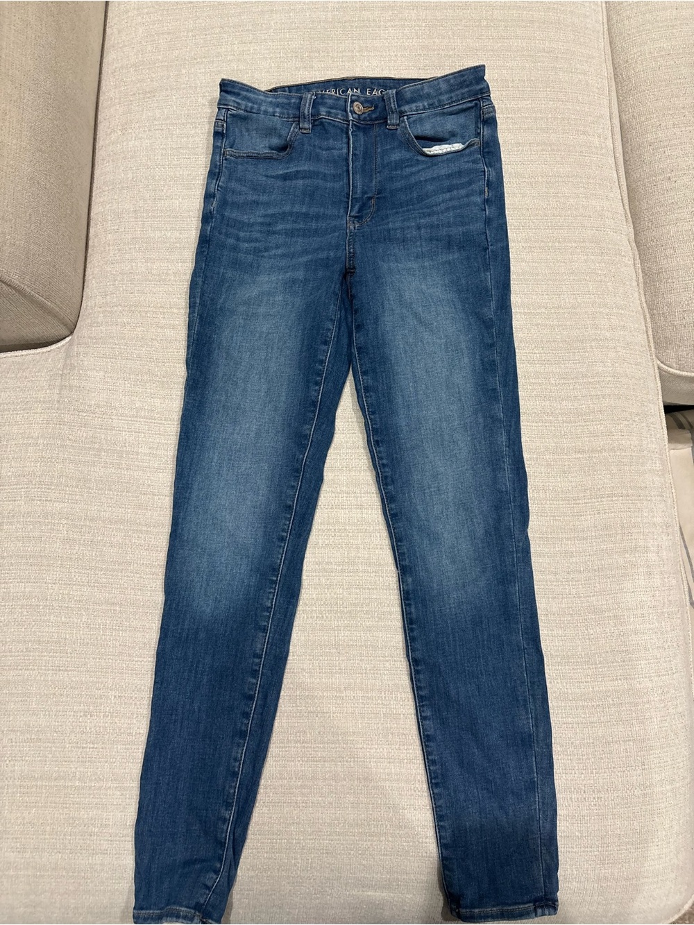 American Eagle Outfitters Women’s Skinny Jeans - Dark Blue Wash